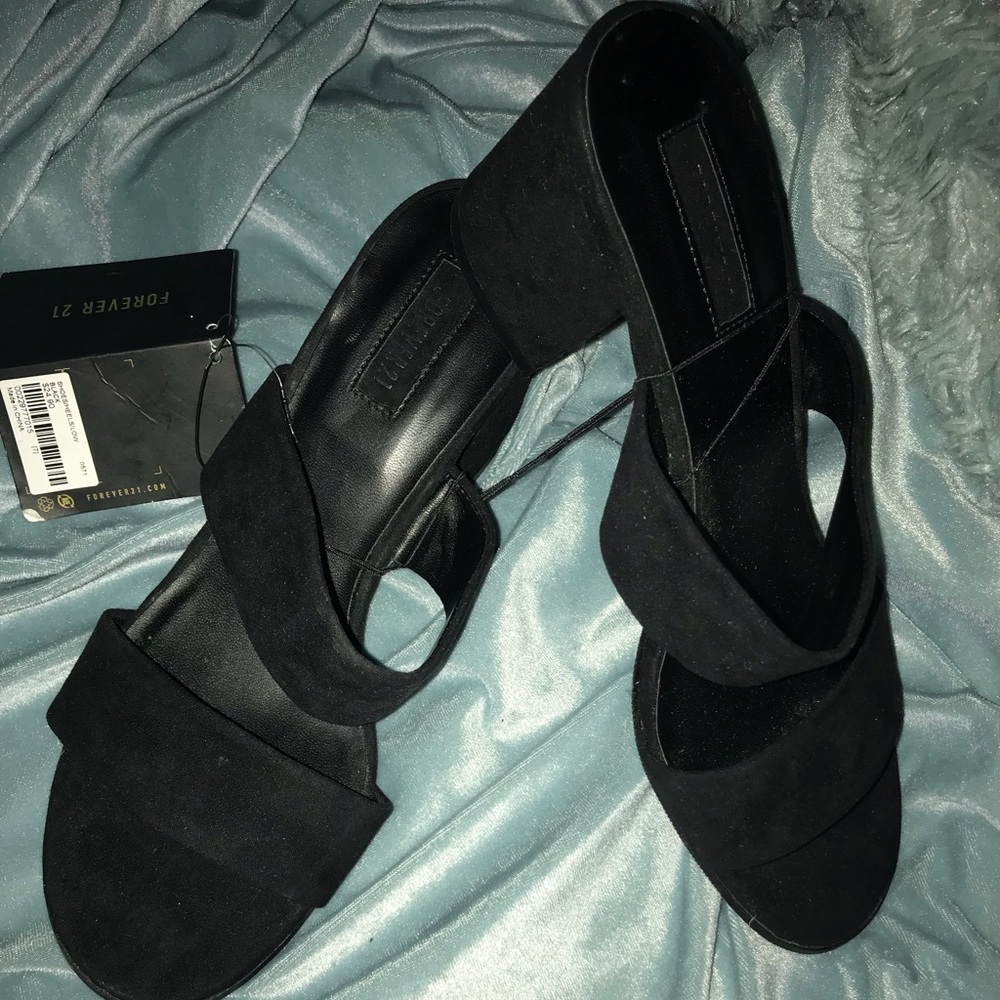 black heels